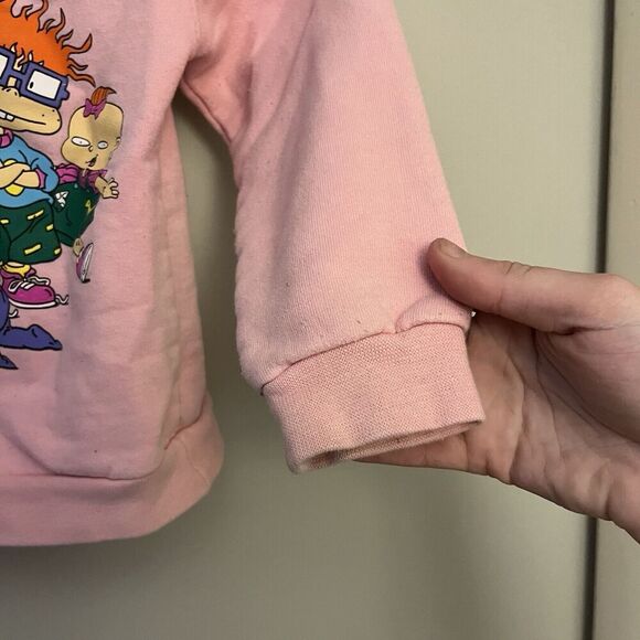 Vtg 1998 NICKELODEON Rugrats Crewneck Sweatshirt Kids 5/6 Girls Chucky Tommy 90s - Picture 7 of 7